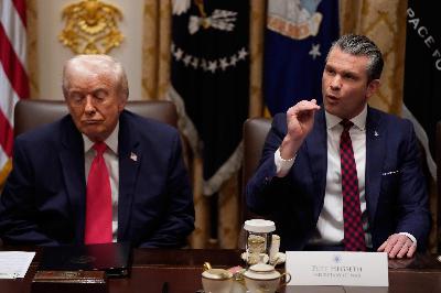 Trump stands by Hegseth and calls affordability 'a Democratic hoax'