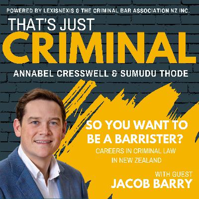 5: So You Want to be a Barrister? Careers in Criminal Law in New Zealand 5: So You Want to be a Barrister? Careers in Criminal Law in New Zealand
