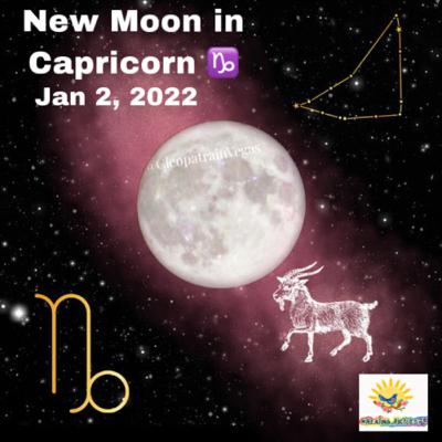 **NEW YEAR** ** Capricorn ♑️ NEW MOON 🌚 **January 2022..Guided meditation **NEW YEAR** ** Capricorn ♑️ NEW MOON 🌚 **January 2022..Guided meditation