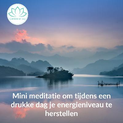 #032 | Mini meditatie om tijdens een drukke dag je energieniveau te herstellen