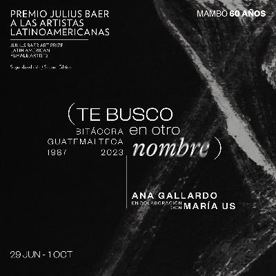 Audioguía '(Te busco en otro nombre). Bitácora guatemalteca 1987-2023' de Ana Gallardo