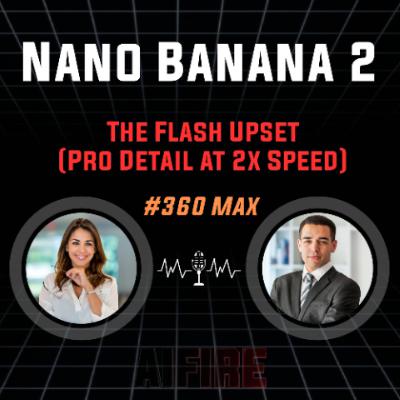 #360 Max: Nano Banana 2 – The Flash Upset (Pro Detail at 2x Speed)