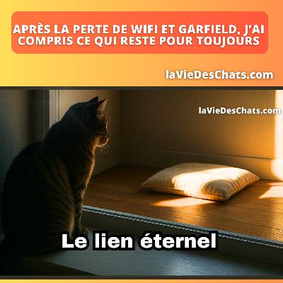 Après la perte de Wifi et Garfield, j’ai compris ce qui reste pour toujours