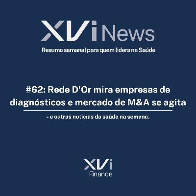 #62: Rede D’Or mira empresas de diagnósticos e mercado de M&A se agita – e outras notícias da saúde na semana #62: Rede D’Or mira empresas de diagnósticos e mercado de M&A se agita – e outras notícias da saúde na semana
