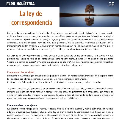 Ley de correspondencia