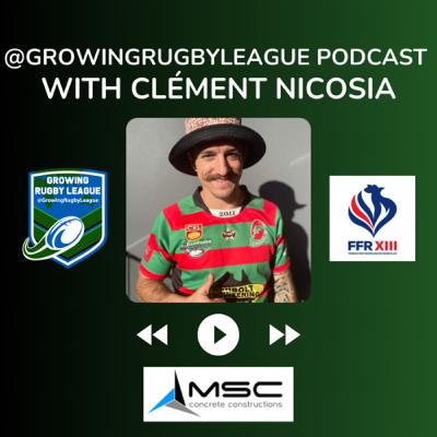 Growing Rugby League with Clément Nicosia 🇫🇷