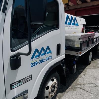 Why AAA Pressure Washing Chose the Isuzu NPR Flatbed