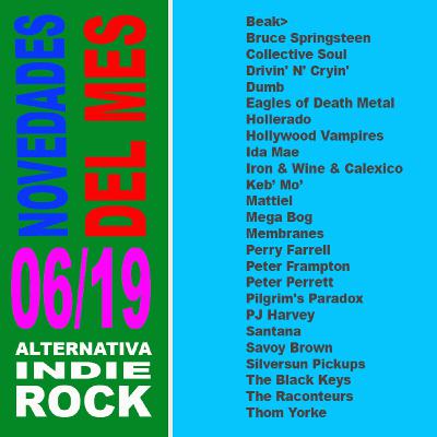 Novedades Discograficas Junio 2019