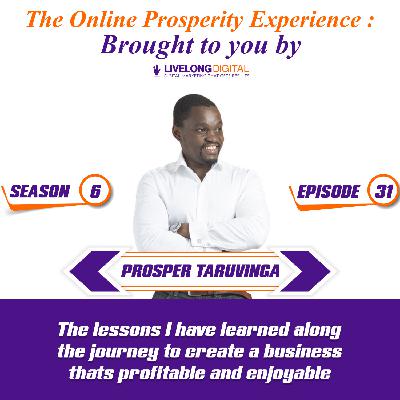 The lessons I have learned along the journey to create a business thats profitable and enjoyable