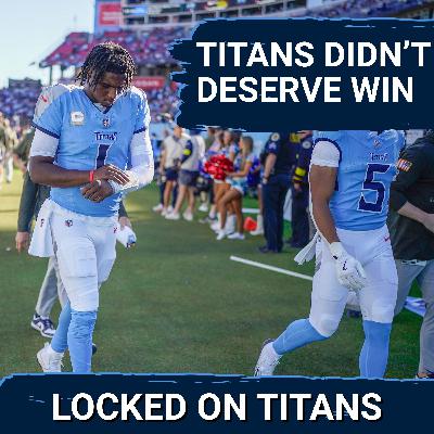 Tennessee Titans DESERVED A LOSS to Houston Texans as Cam Ward Struggles & Offense Falls Apart