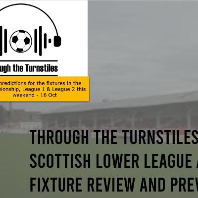 SCOTTISH FOOTBALL - Championship, League 1 & League 2 fixture predictions for this weekend - 16 Oct