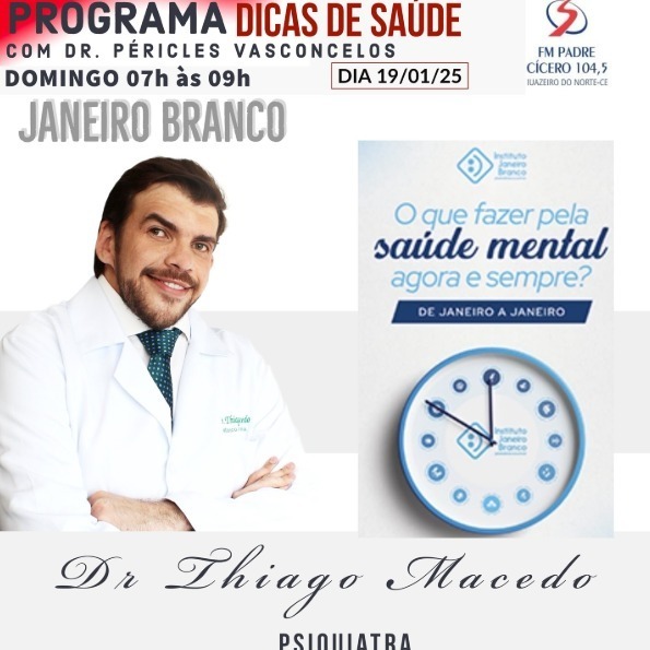Saúde Mental com Dr Thiago Macedo - Dicas de Saúde Podcast