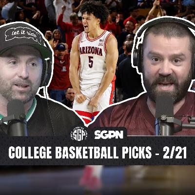 College Basketball Picks Sat Feb 21st (Ep. 2501)
