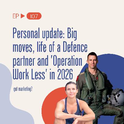 Personal update: Big moves, life of a Defence partner and 'Operation Work Less' in 2026