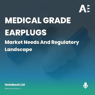 Medical-Grade Earplugs: Market, Needs, and Regulatory Landscape