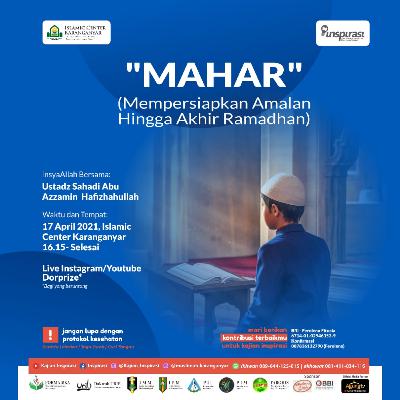 Ustadz Sahadi Abu Azzamin - MABAR