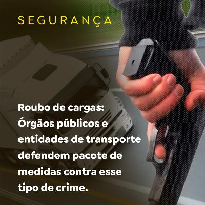 Roubo de cargas: Órgãos públicos e entidades de transporte defendem pacote de medidas