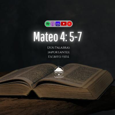 Mateo 4: 5-7