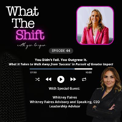 You Didn’t Fail. You Outgrew It. What It Takes to Walk Away from ‘Success’ in Pursuit of Greater Impact