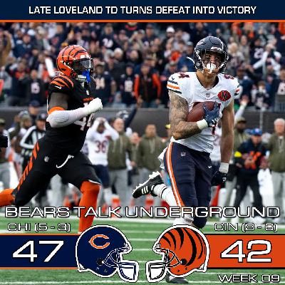 Week Nine Review - 4th Qtr Insanity Turns Out Positive For Bears