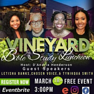 Women Luncheon Event May 18th at 3:00pm Please register on eventbrite.com It's free