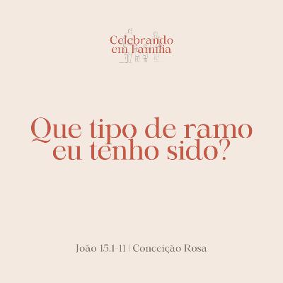Que tipo de ramo eu tenho sido? | João 15.1-11 | Conceição Rosa
