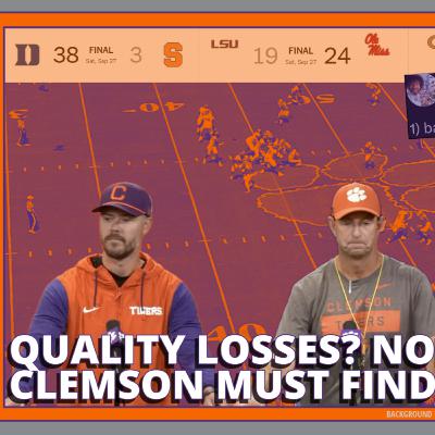 Clemson needs UNC win to start erasing 1-3 start