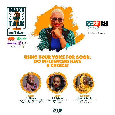 Using Your Voice For Good. Do Influencers Have a Choice?