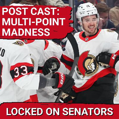 POST CAST: OTTAWA SENATORS BOUNCE BACK, EARN CONVINCING ROAD WIN VS COLUMBUS BLUE JACKETS POST CAST: OTTAWA SENATORS BOUNCE BACK, EARN CONVINCING ROAD WIN VS COLUMBUS BLUE JACKETS