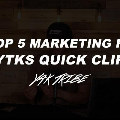 My TOP 5 Marketing Rules | YTKS Quick Clip | Kayak Fishing