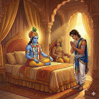 47. Diplomacy and War Plannings Begin! Arjun and Duryodhan Approach Shree Krishna