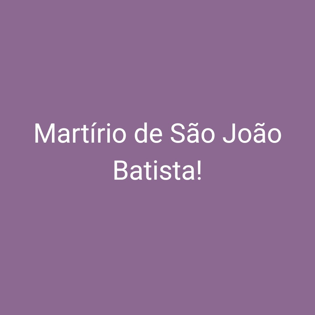 Martírio de São João Batista episode artwork