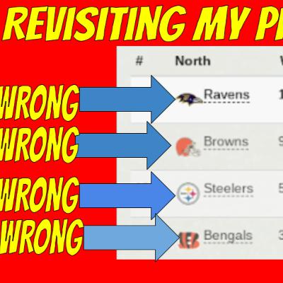 #155 Revisiting My Regular Season Predictions #155 Revisiting My Regular Season Predictions