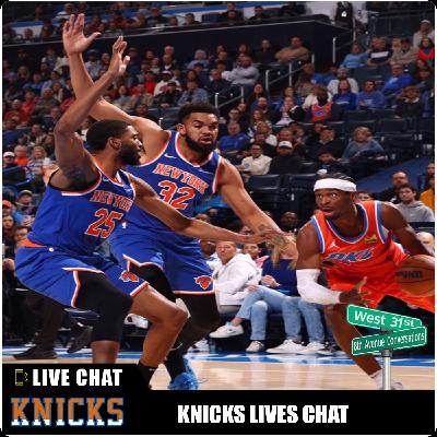 Knicks Chat Replay Vol 94 Tom Thibodeau's Thin Lineup Runs Out Of Gas In The 4th Quarter vs The OKC Thunder