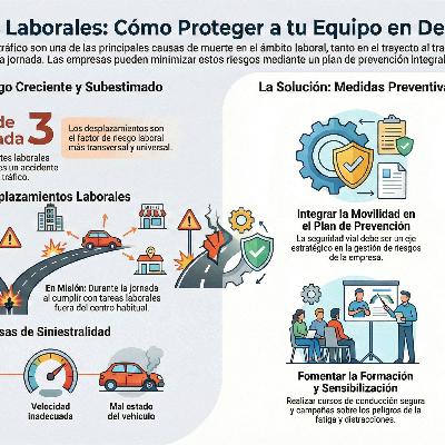 170. Qué riesgos hay en los desplazamientos in itinere e in misión