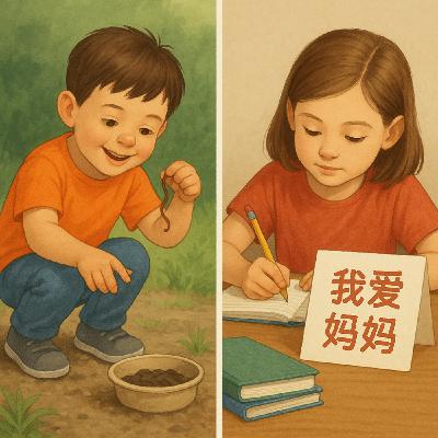 《飯桌故事館》S2E11 ：E澄的蚯蚓救援大作戰！｜從小行動學成語：愛屋及烏、孝感動天、好學不倦