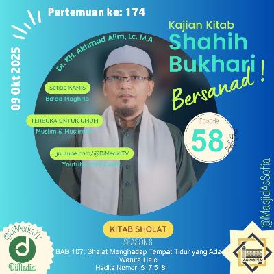 #174 | KITAB SHOLAT: Shalat Menghadap Tempat Tidur yang Ada Wanita Haid, 09 Okt 2025 @Masjid AsSofia