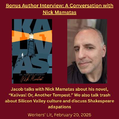Bonus Author Interview: Nick Mamatas