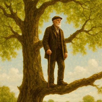 ‎⁨عمي فوق الشجرة