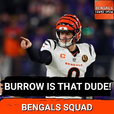 BENGALS SQUAD SHOW: Joe Burrow IMPRESSES in return, Bengals get HUGE Thanksgiving WIN in Baltimore BENGALS SQUAD SHOW: Joe Burrow IMPRESSES in return, Bengals get HUGE Thanksgiving WIN in Baltimore