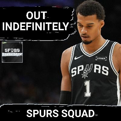 SPURS SQUAD SHOW: Victor Wembanyama OUT INDEFINITELY | Can Spurs survive absence? SPURS SQUAD SHOW: Victor Wembanyama OUT INDEFINITELY | Can Spurs survive absence?