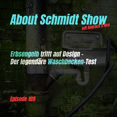 Erbsengelb trifft auf Design - Der legendäre Waschbecken-Test