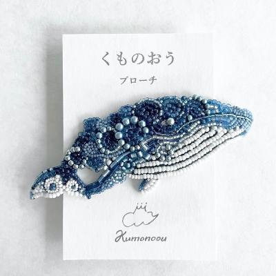 ハンドメイド作家「くものおう」ビーズ刺繍作品