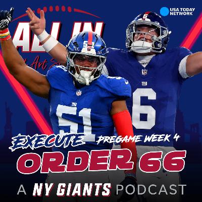 Pregame Week 4: Giants get ready to execute Order 66 versus the Chargers