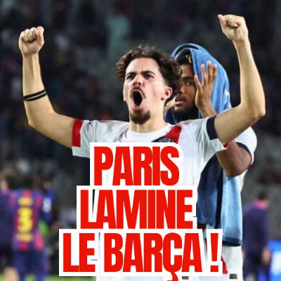 LE PSG LAMINE LE BARÇA !