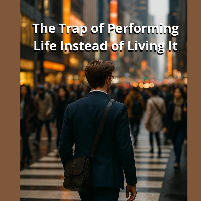 The trap of performing life instead of living it