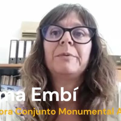 Gema Embí: "Lo que se haga en el entorno de la Alcazaba mejora la experiencia del visitante" Gema Embí: "Lo que se haga en el entorno de la Alcazaba mejora la experiencia del visitante"