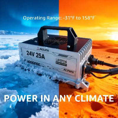 Top Use Cases for a 24V LiFePO4 Charger
