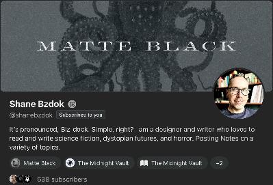 Shane Bzdok — Creativity in Design and Fiction