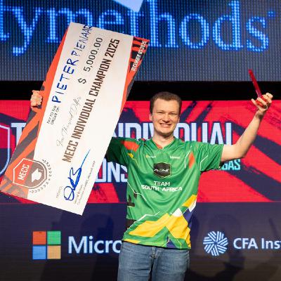 The UP student who turned Excel into a world title – Pieter Pienaar